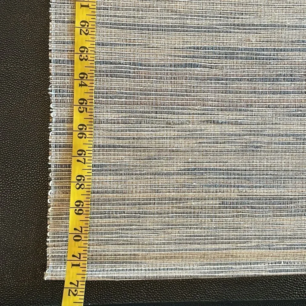 Tablerunner natural with straw inserts 14”X72”